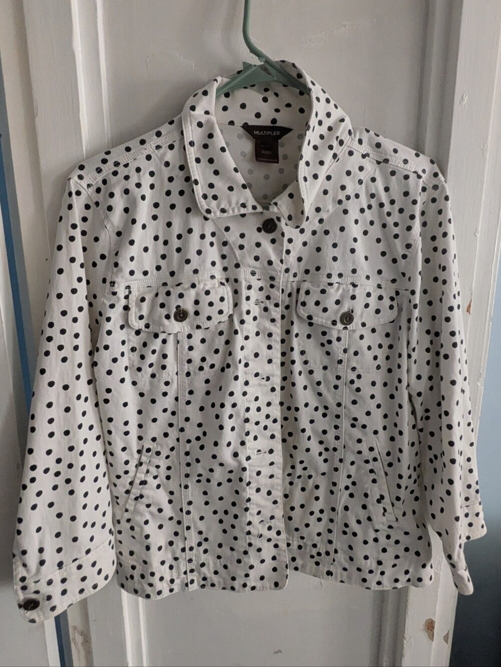 Polkadot Multiples Casual Fall Jacket
